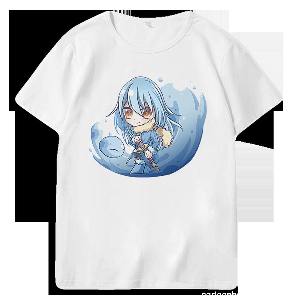 That Time I Got Reincarnated as a SlimeT shirt  Cartoon Tee Family Matching T-shirt Mommy/daddy and Kids Printed Graphic Short Sleeves T-Shirt Children Boys Girls Summer