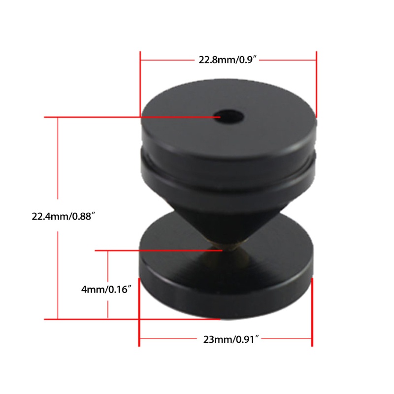 Bộ 4 Phụ Kiện Gắn Chân Loa Chống Sốc Tiện Dụng Và Bền