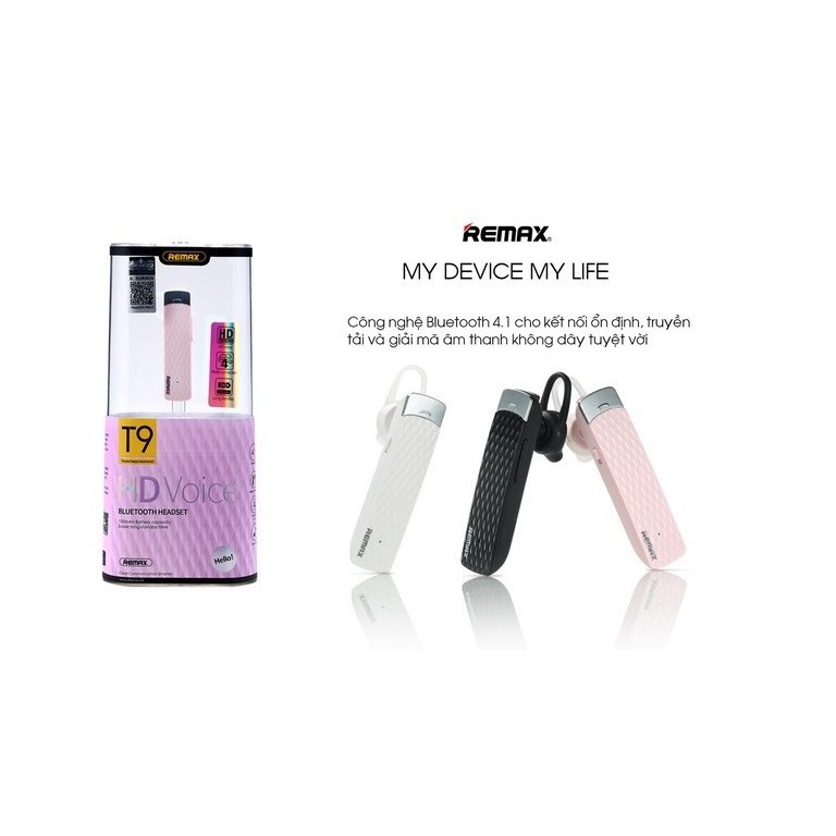 🎁Xả 3 ngày🎁 Tai nghe bluetooth thời trang Remax RB-T9