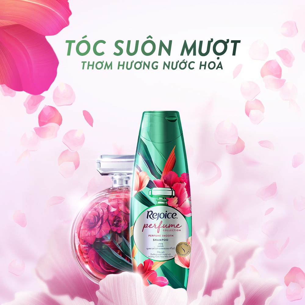 [Mã PG2112B giảm 8% đơn 199K] Dầu gội Rejoice nước hoa chai 650G Hoa Hồng/Hoa Mẫu Đơn/Hoa Lily/Dâu Tây Trắng