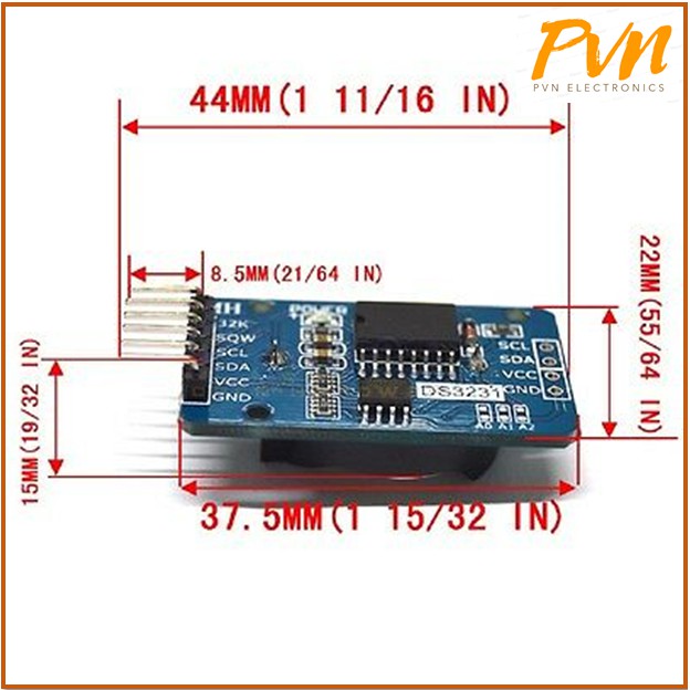 ✅ [CAM KẾT CHẤT LƯỢNG] Module thời gian thực DS3231 + ROM AT24C02 KÈM PIN