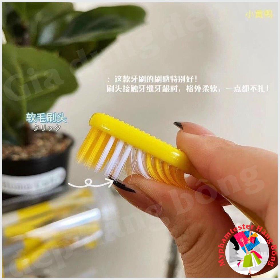 (SIÊU HOT) Bàn chải Vịt vàng G.DUCK kèm cạo lưỡi 2in1 (1 chiếc)