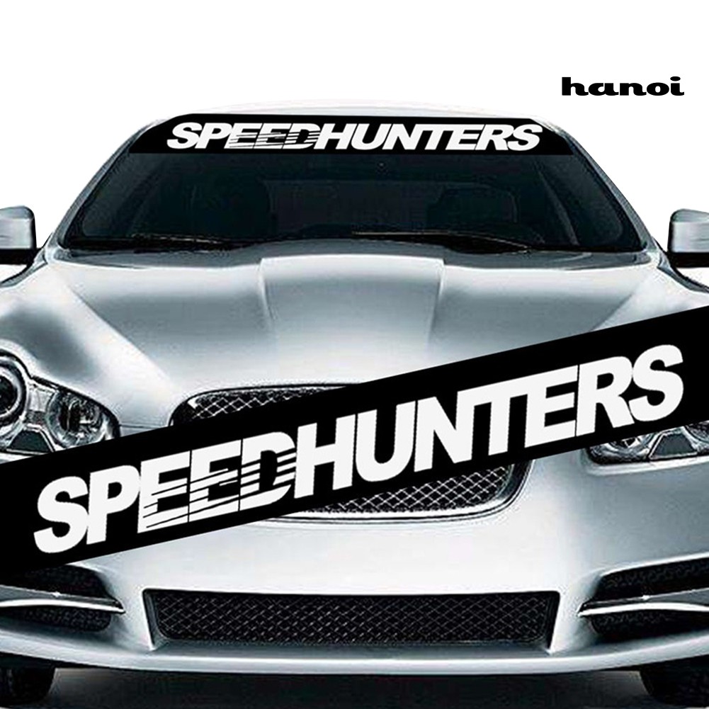 Miếng Dán Trang Trí Kính Chắn Gió Xe Hơi In Chữ Speedhunters