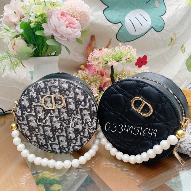 Túi xách nữ, túi xách nữ đeo chéo hộp tròn CO.STORE 01122