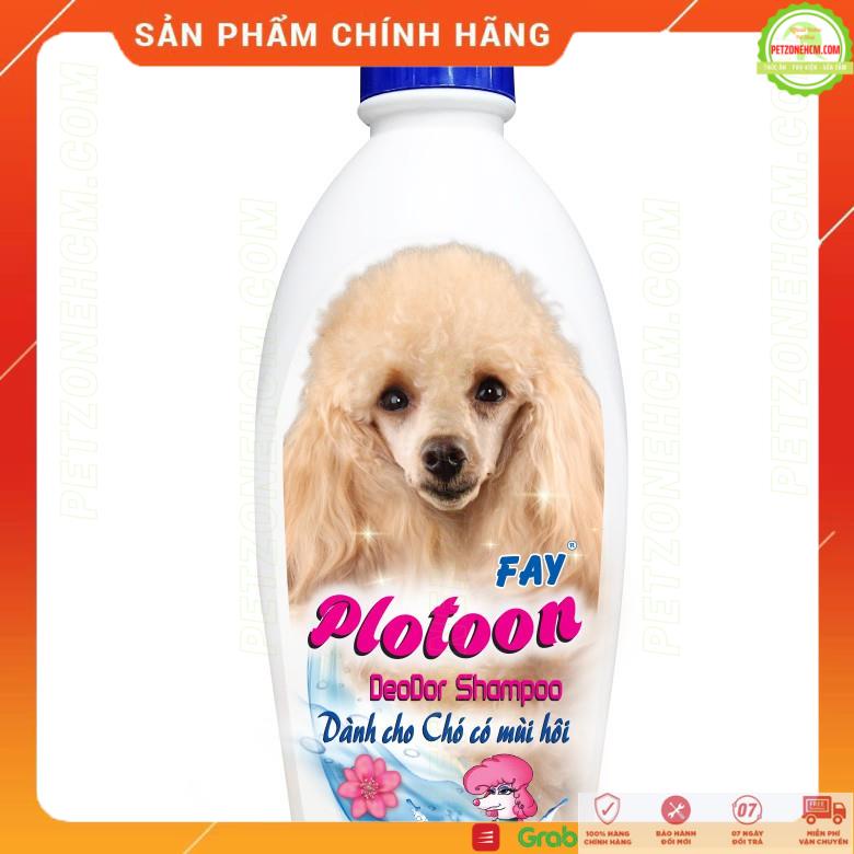 Sữa tắm Fay Plotoon Deodor Shampoo 300ml ️ FREESHIP ️ khử mùi hôi làm mềm lông và giữ ẩm, ít rụng lông chó lông dầy