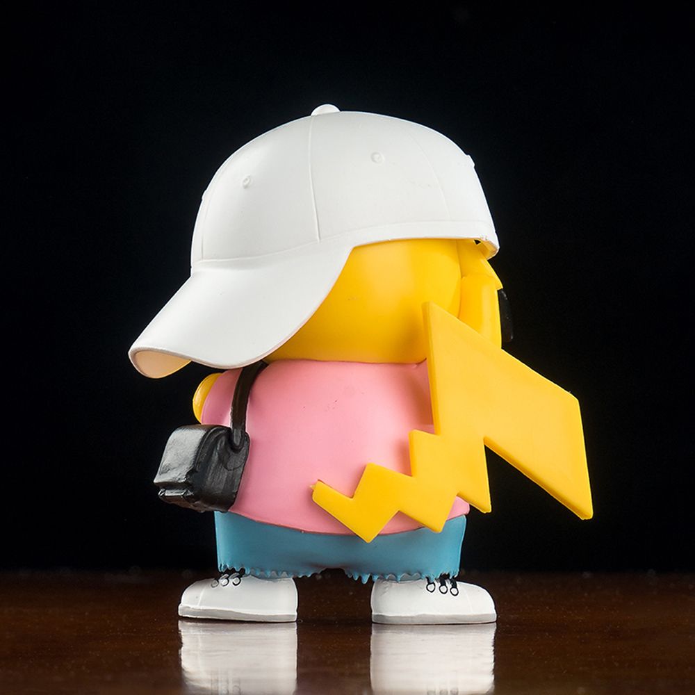 Mô hình pikachu bằng pvc 8cm trang trí xe hơi