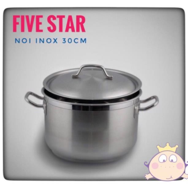 GIÁ SỐC NỒI LUỘC GÀ FIVESTAR 30CM ĐUN TỪ