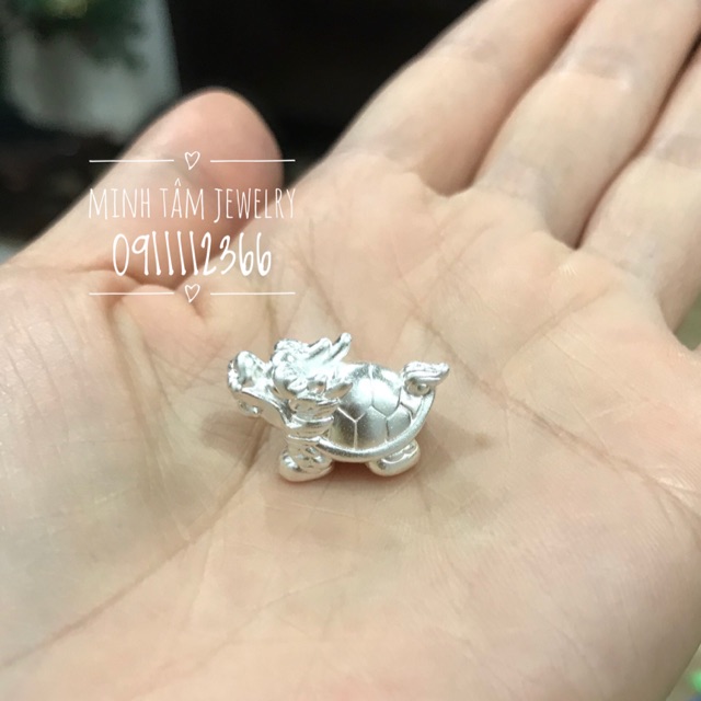 Charm long quy bạc & bạc Thái-Minh Tâm Jewelry