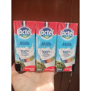 Sữa tươi nguyên kem LACTEL nhập từ Châu Âu (EU) thùng 24 hộp 200ml