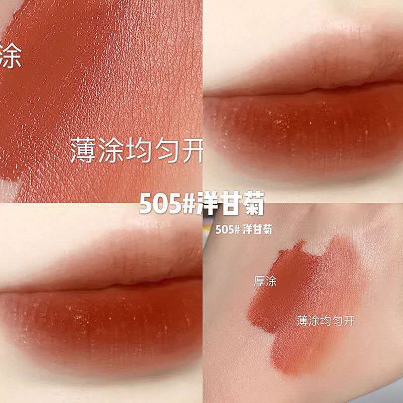 [Hàng mới về] Son nhung dưỡng ẩm màu mờ bóng bẩy quyến rũ dành cho phái nữ