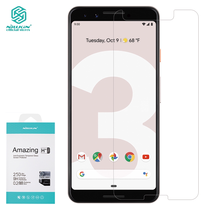 Miếng kính cường lực Nillkin dán mặt trước cho Google Pixel 3 dày 0.2mm