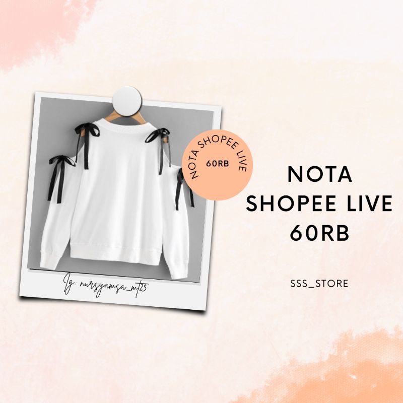 Shopee LIVE Notes 60K | Shopee Việt Nam