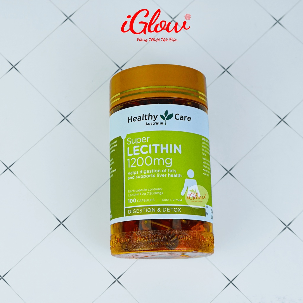 Mầm đậu nành điều hòa nội tiết Healthy Care Super Lecithin 100 viên