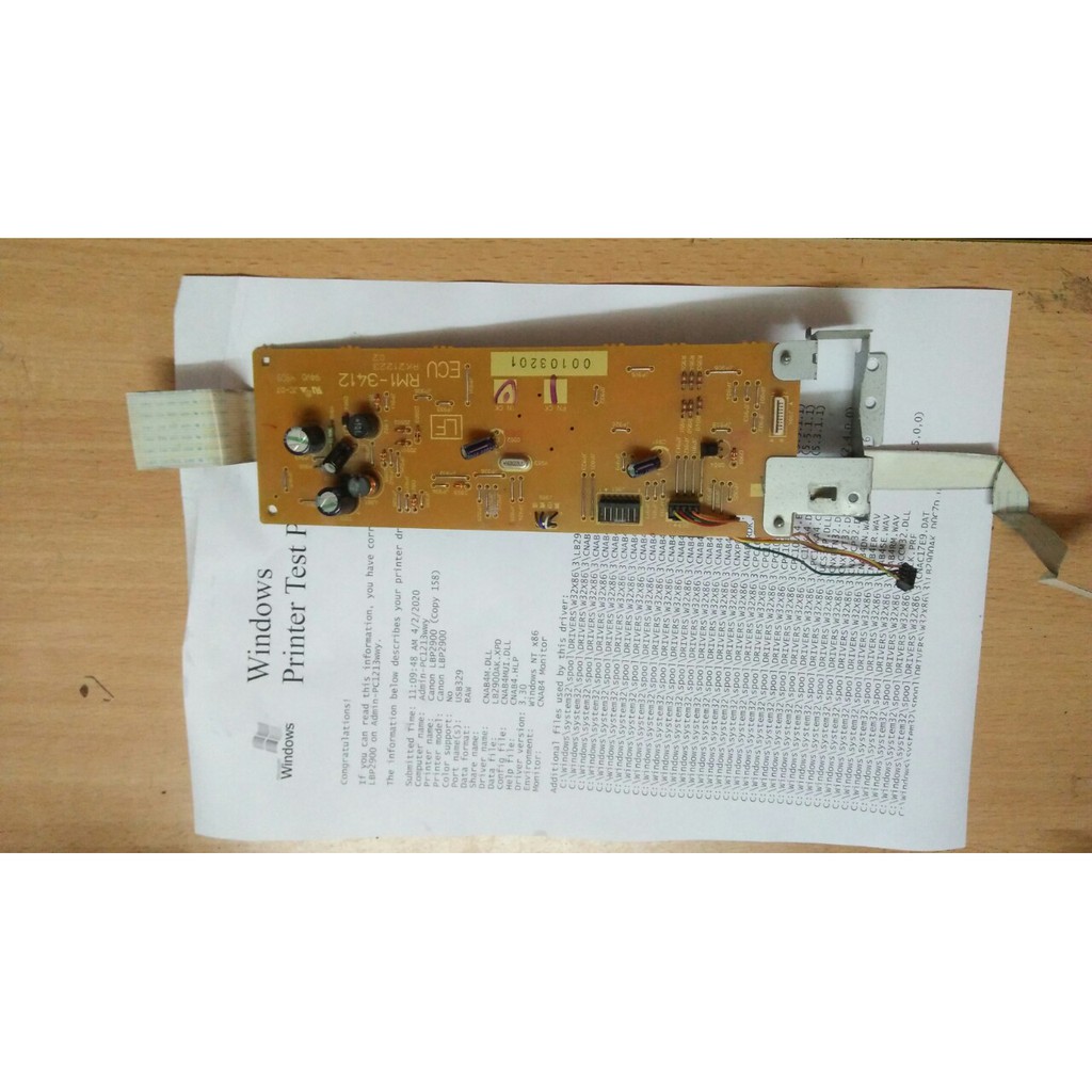 Vỉ Ecu dùng chung cho canon 2900,3000 và hp 1020