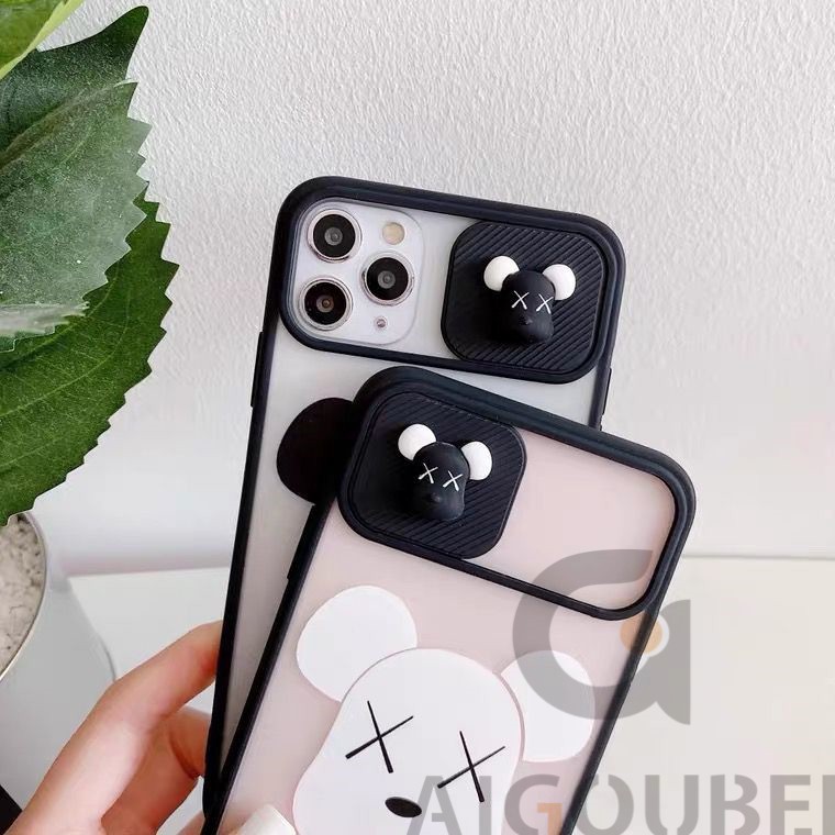 Ốp Điện Thoại Có Nắp Trượt Bảo Vệ Camera In Hình Gấu Dành Cho Iphone 7 7p 8 8p X Xr Xs Max 11 Pro Max Max 12 Pro Max | BigBuy360 - bigbuy360.vn