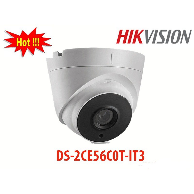 Camera quan sát HIKVISION DS-2CE56C0T-IT3 (1Mp trắng)
