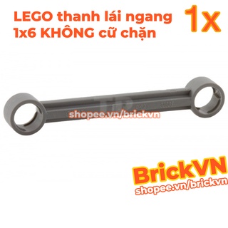 [1 Cái] LEGO Technic Thanh Lái (Rô Tuyn) 1x6 Không Có Nút Chặn, Xám Đậm ID 4629920 32005