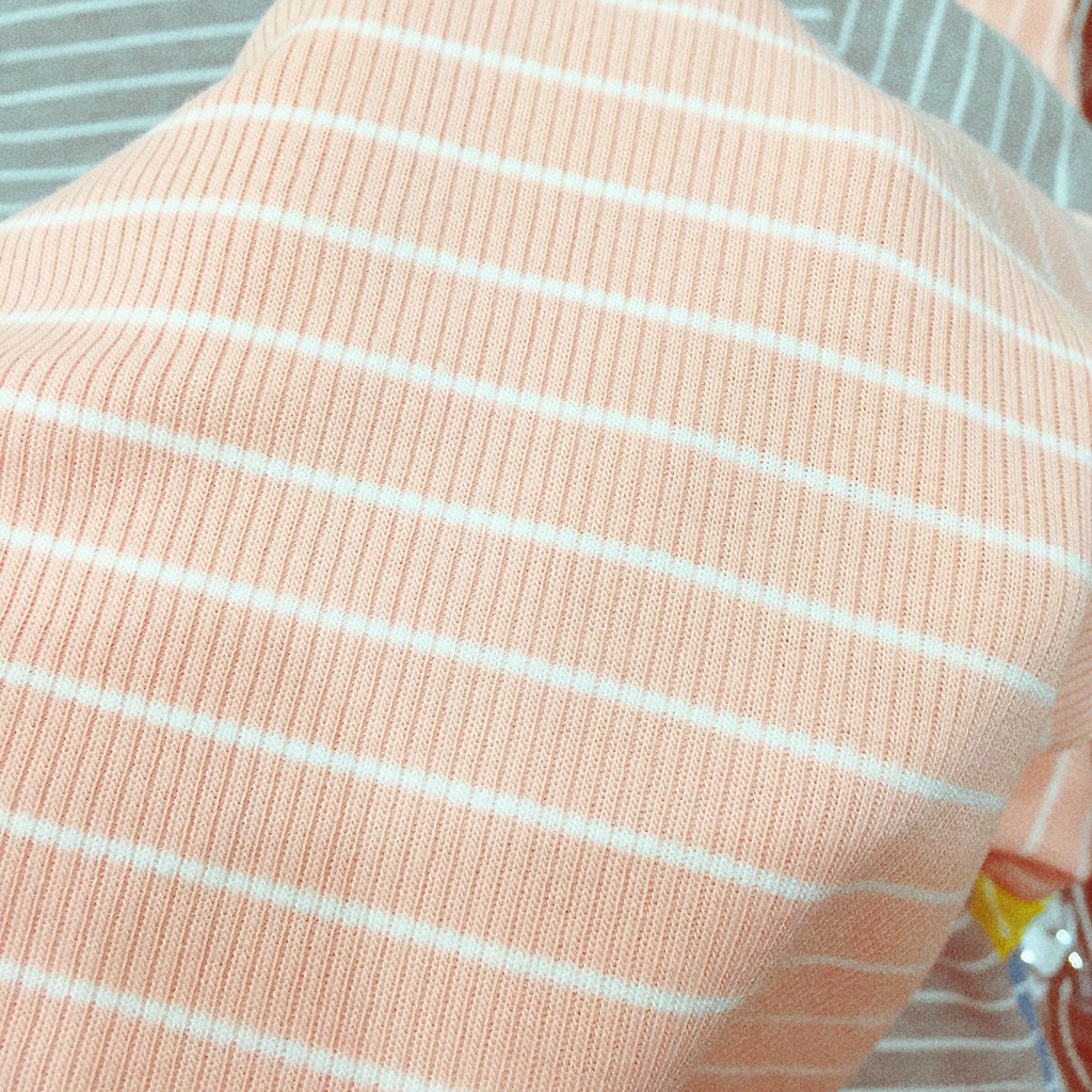 Áo giữ nhiệt cho bé cổ cao 3 phân hàng kwoo chính hãng sợi cotton len mềm mại co giãn họa tiết kẻ basic áo thun dài tay