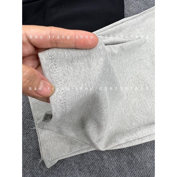Quần Ống Rộng Nỉ Trơn Form Rộng Unisex Nam Nữ - Quần Culot Unisex