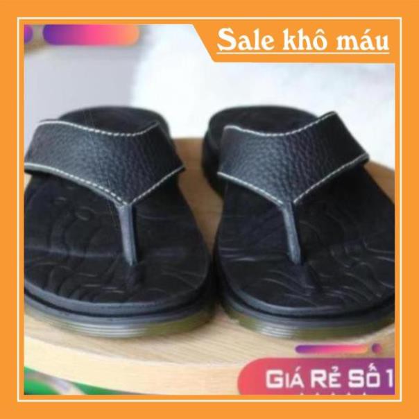 Dép Da Nam Quai Kẹp . Dép Dr.Packer 2A92 Chính Hãng Sale 11 :
