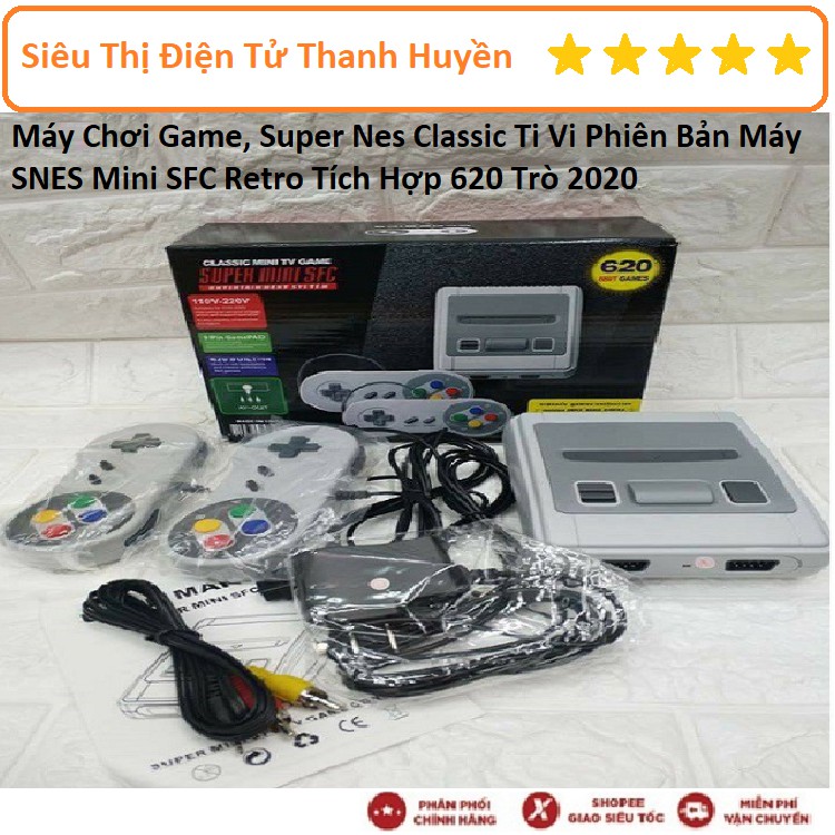 Máy Chơi Game Của Mọi Gia Đình Super Nes Classic Ti Vi Phiên Bản Máy SNES Mini SFC Retro Tích Hợp 620 Trò 2020