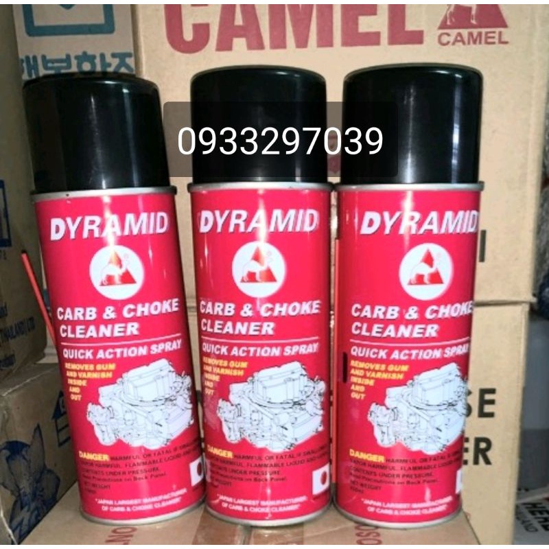 Xịt chế hòa khí, xúc bình xăng con dyramid