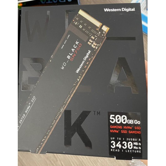 Ổ cứng SSD SN750 250GB / 500GB / 1TB WD Black M.2 PCIe NVMe 2280 Gen3 x4 - bảo hành 5 năm