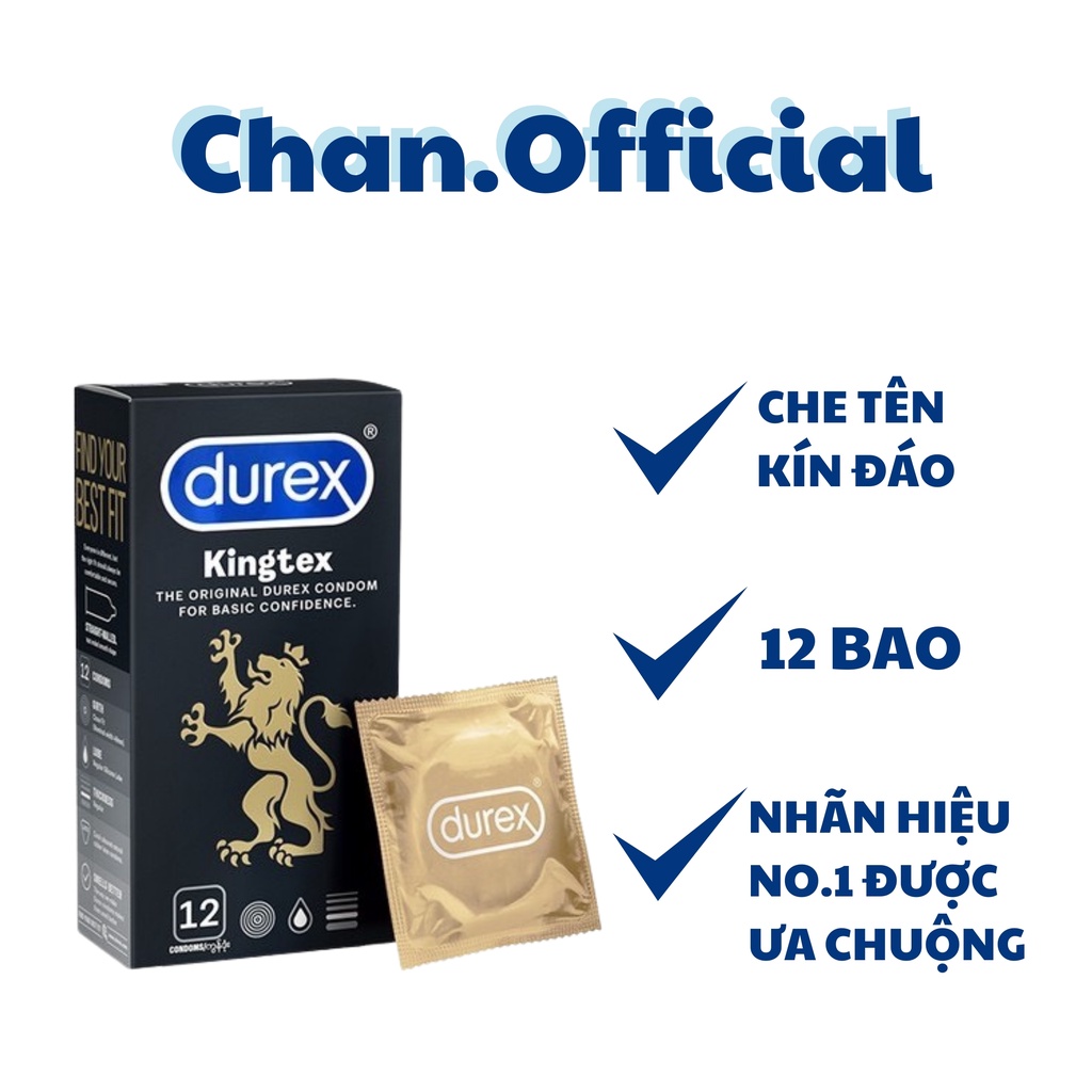 Bao Cao Su Chống Xuất Tinh Durex Performa 3-12 bao 1 hộp - Bao Cao Su Tăng Cường Gel Bôi Trơn-ChanOfficial