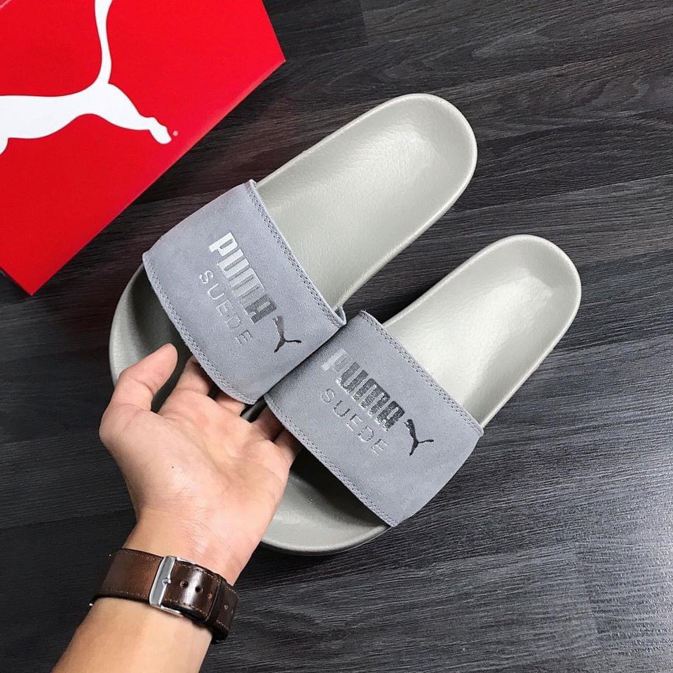 [CHÍNH HÃNG] DÉP PUMA - *GREY / LOGO SILVER*