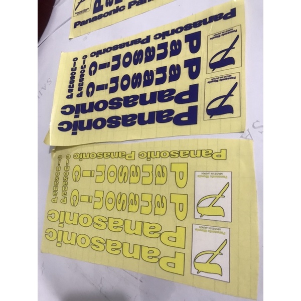 decal xe đạp Panasonic