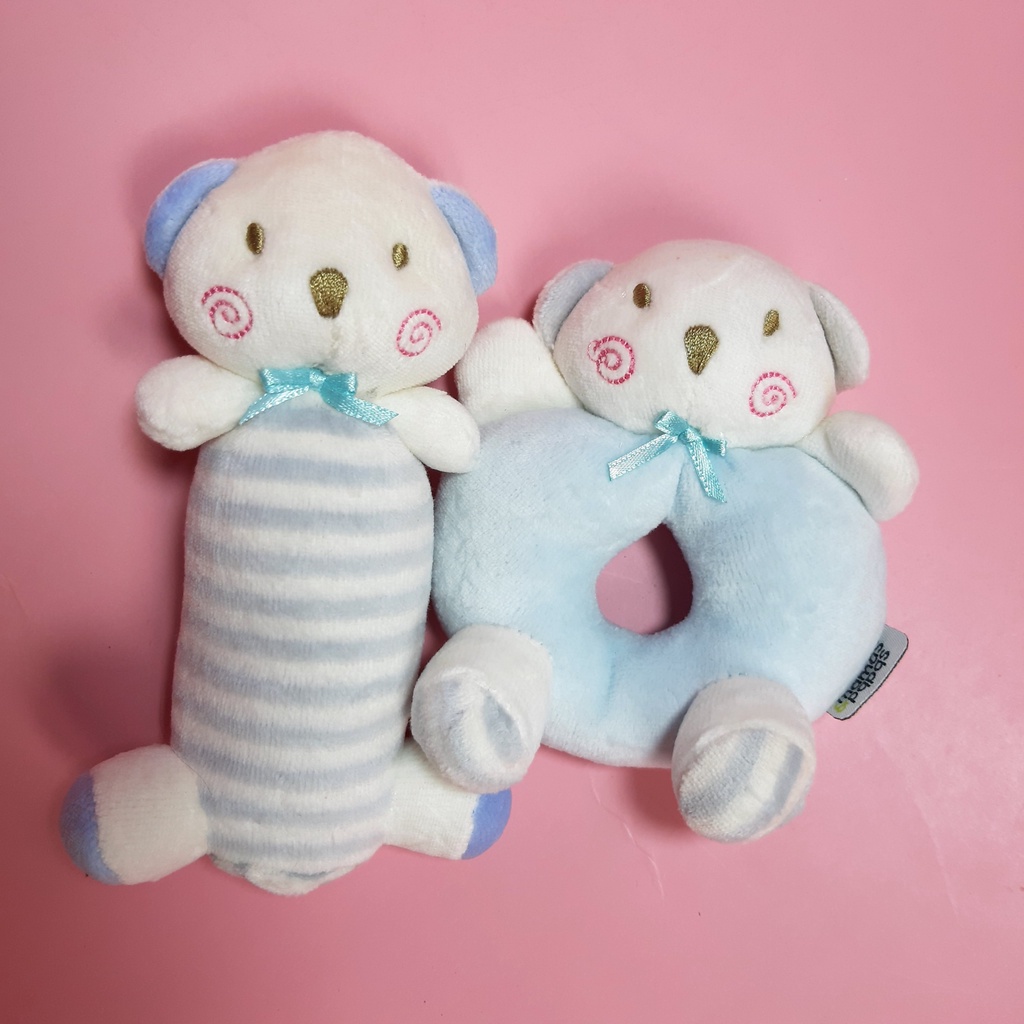 Lục Lạc Cầm Tay Hình Thú Nhồi Bông Xúc Xắc Đồ Chơi Đáng Yêu Cho Bé TCT15