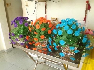 Nguyên liệu hoa giấy lụa cúc