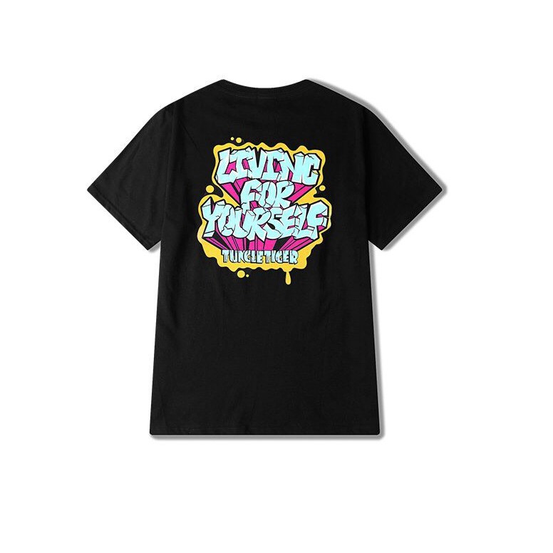 Áo thun tay lỡ có size dáng rộng Vanmiushop in hai mặt chất cotton