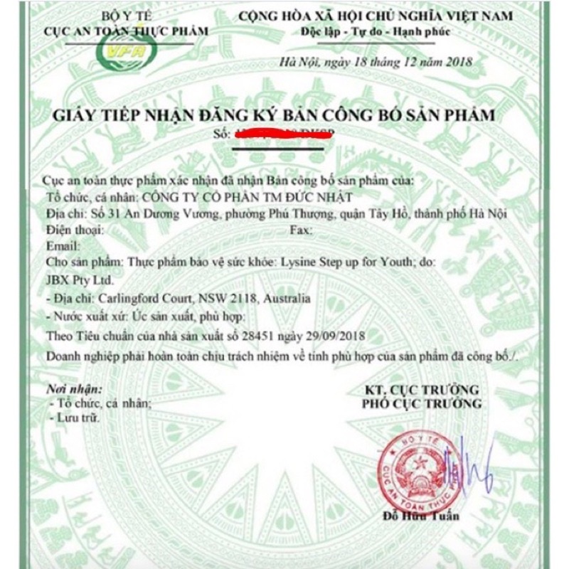 Lysine Bioisland Tăng chiều Cao cho bé