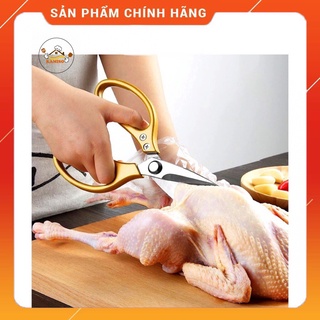 Kéo cắt gà siêu sắc, kéo làm bếp, kéo cắt đa năng hàng nhật sk5 - kamiso