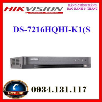 Đầu ghi hình Hybrid TVI-IP 16 kênh TURBO 4.0 HIKVISION DS-7216HQHI-K1(S)