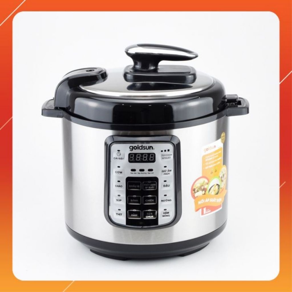 Nồi áp suất điện đa năng GOLDSUN CD4701 Thương hiệu VN Bảo hành 12 tháng