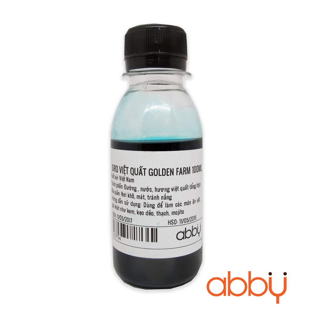 Siro việt quất Golden Farm 100ml
