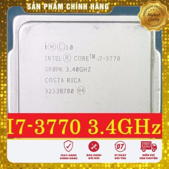 (giá khai trương) INTEL CORE I7-3770 3.40GHz 8M Cache