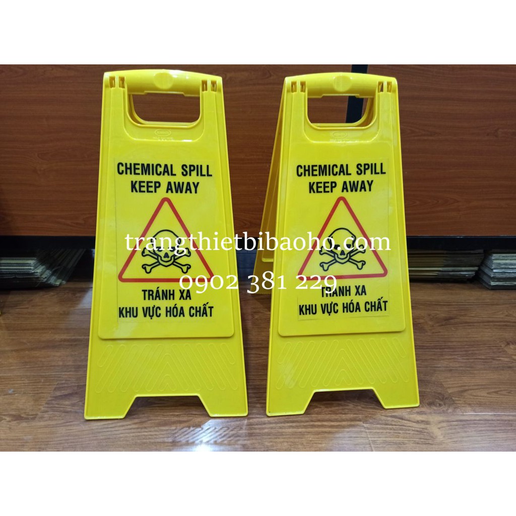 Biển báo chữ A - Tránh xa khu vực hóa chất
