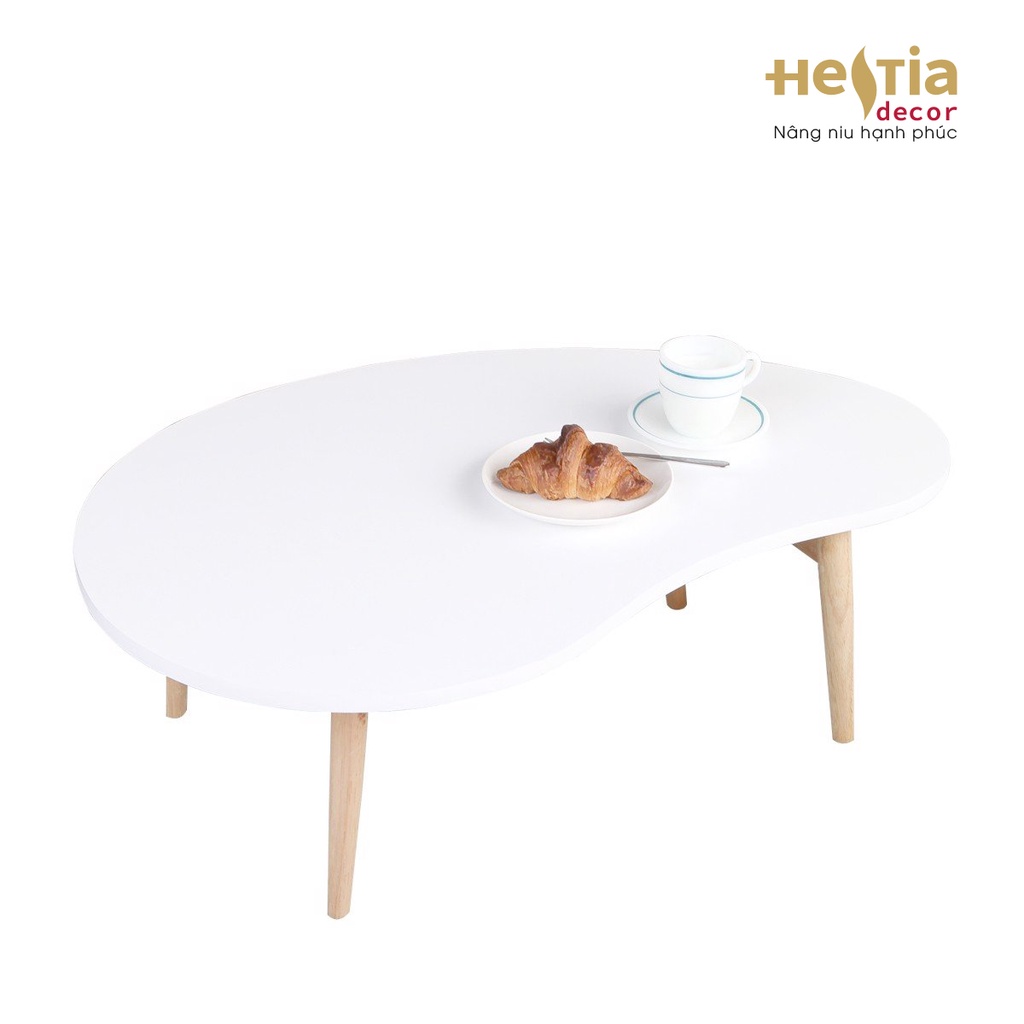 BÀN TRÀ SOFA PHÒNG KHÁCH MS16, mặt bàn Gỗ MDF, Chân gỗ cao su tự nhiên, thiết kế Hàn Quốc