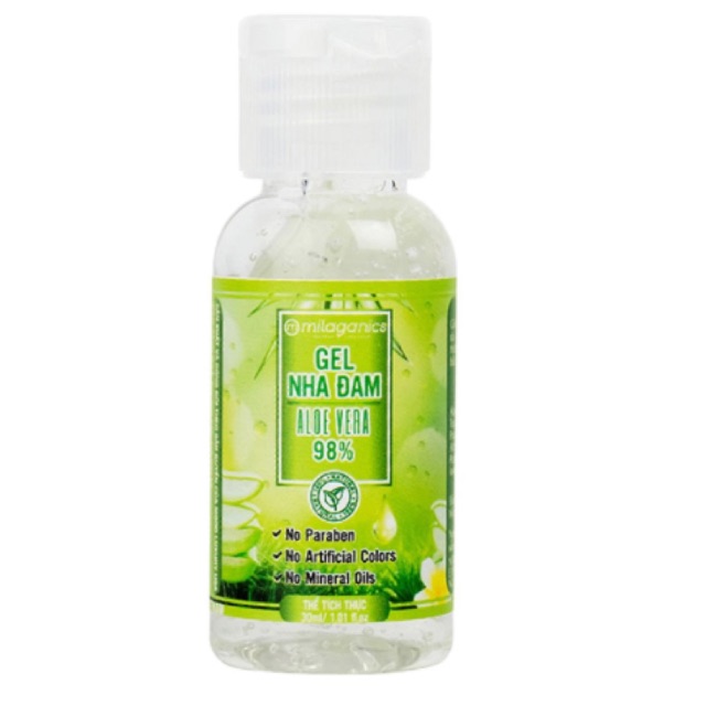 Gel Nha Đam Milaganics 98% - 30ml