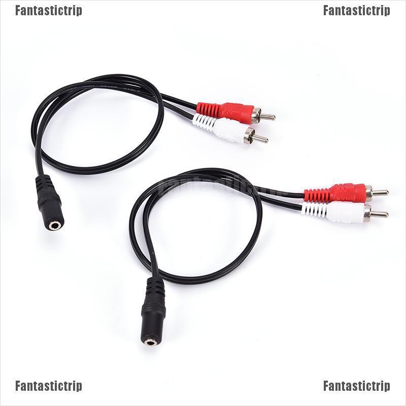 Dây Cáp Chuyển Đổi Âm Thanh 2 rca Sang 3.5mm
