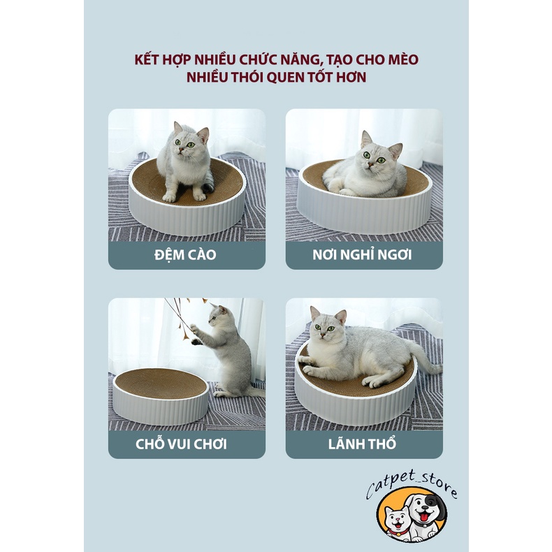 Ổ nằm cho mèo,bàn cào cho thú cưng cao cấp