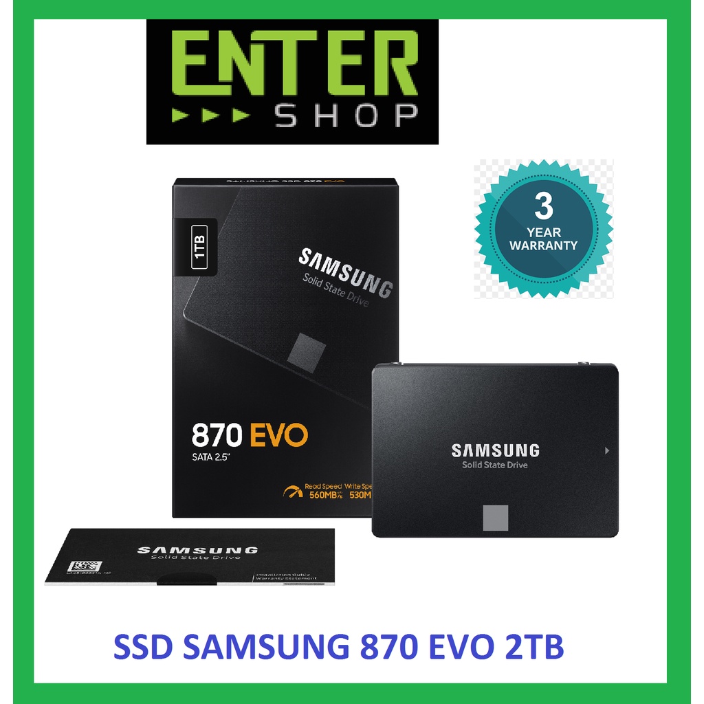 Ổ cứng SSD Sata laptop, samsung Evo 870 – 500GB,1TB, 2TB bảo hành 5 năm chính hãng samsung
