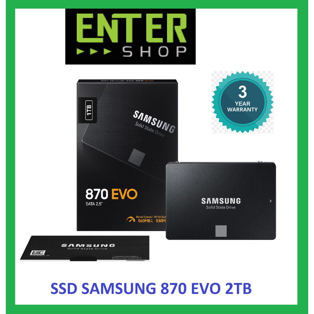Ổ cứng SSD Sata laptop, samsung Evo 870 – 500GB,1TB, 2TB bảo hành 5 năm chính hãng samsung | BigBuy360 - bigbuy360.vn