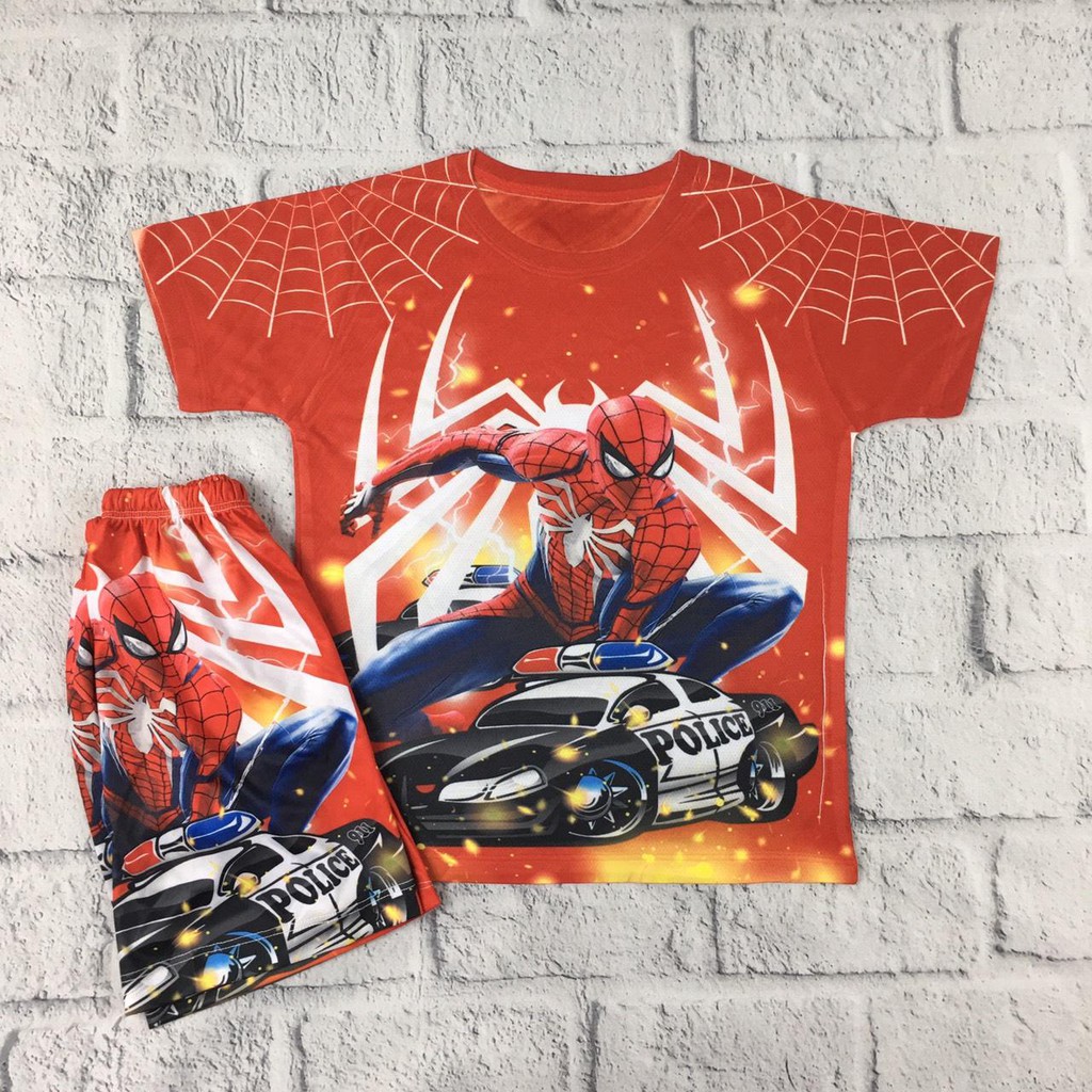 [FREE SHIP] Bộ quần áo SIÊU NHÂN trẻ em [ HỖ TRỢ ĐỔI SIZE ] NGƯỜI NHỆN SPIDERMAN [RẺ ĐẸP]