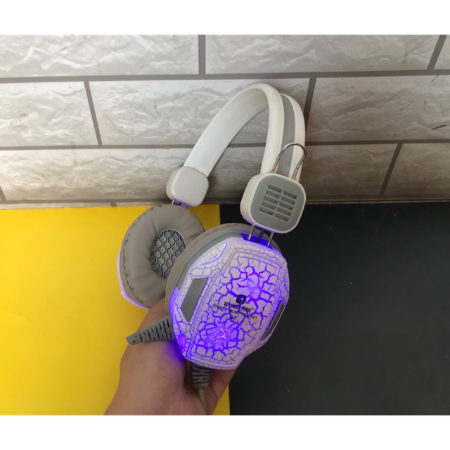 TAI NGHE CHỤP TAI QINLIAN A7 CHUYÊN GAME TAI NGHE CHÙM ĐẦU CÓ MICRO ĐÈN LED ĐỔI MÀU