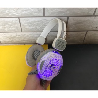 TAI NGHE CHỤP TAI QINLIAN A7 CHUYÊN GAME TAI NGHE CHÙM ĐẦU CÓ MICRO ĐÈN LED ĐỔI MÀU