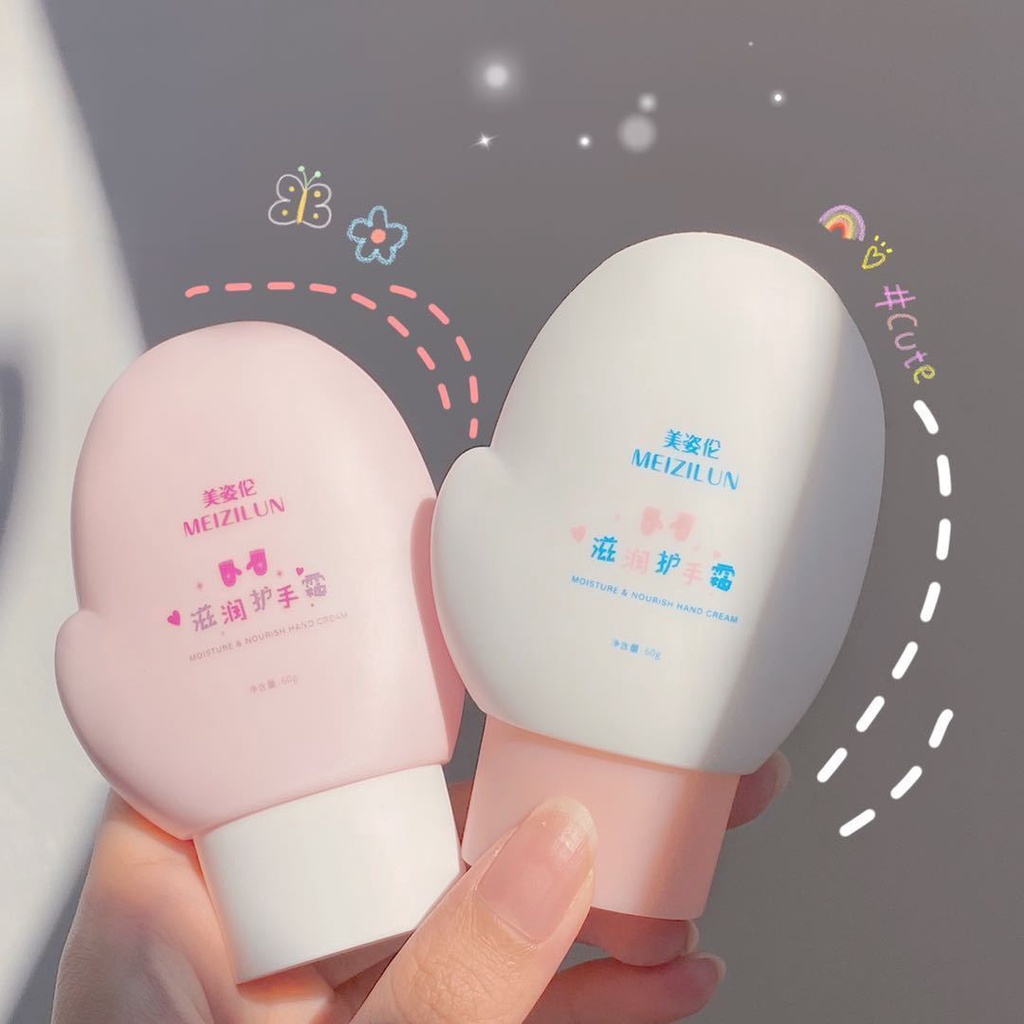 Kem dưỡng ẩm làm trắng da tay hình găng tay dễ thương nhỏ gọn 60g